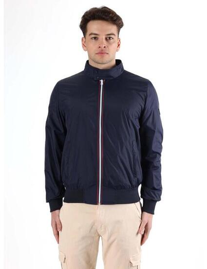Wasserdichte Jacke mit Kapuze und Reißverschluss Leone 1947