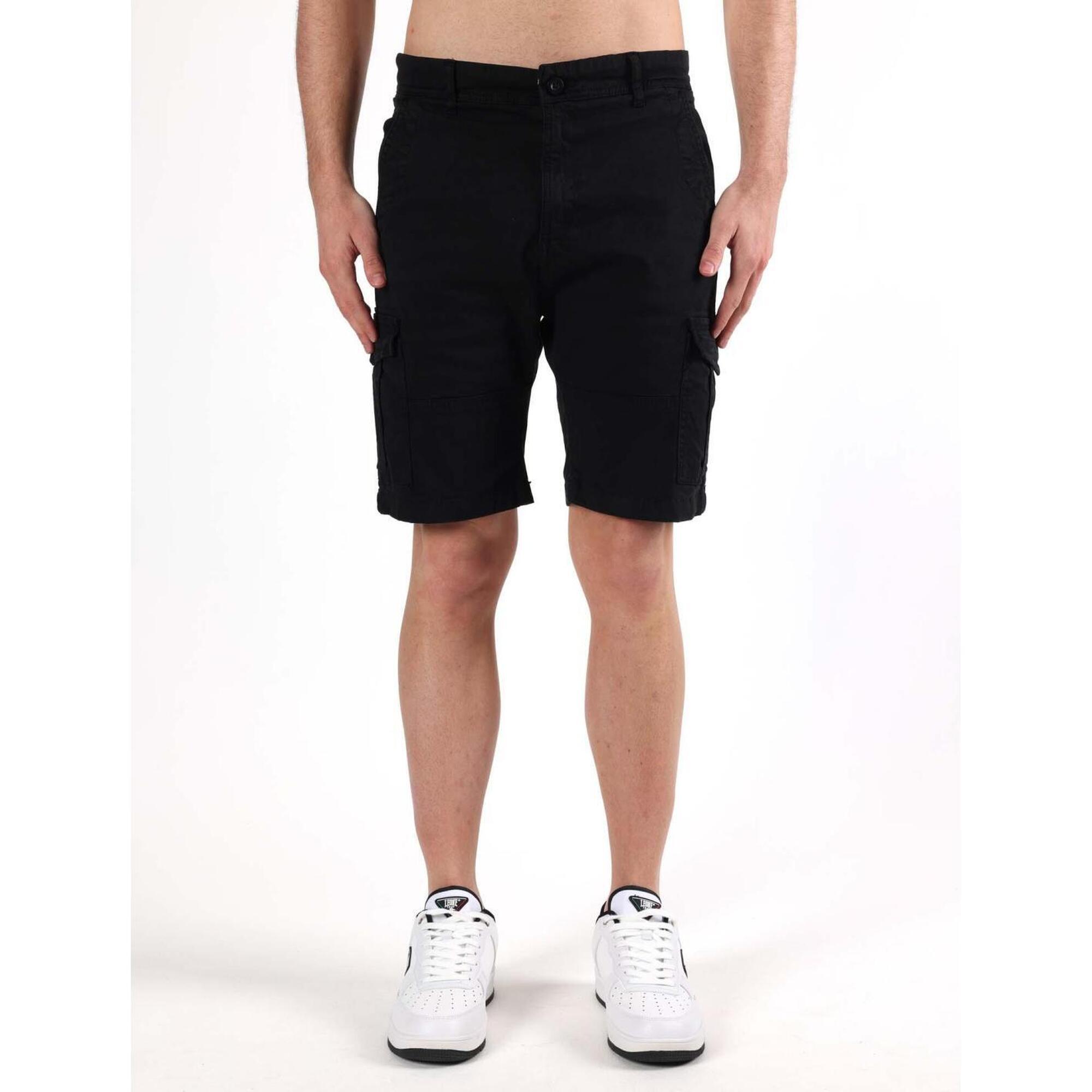 Leone 1947 Apparel - Short Cargo Homme Leone Beach Avec Grandes Poches - Short - Noir - S - Decathlon
