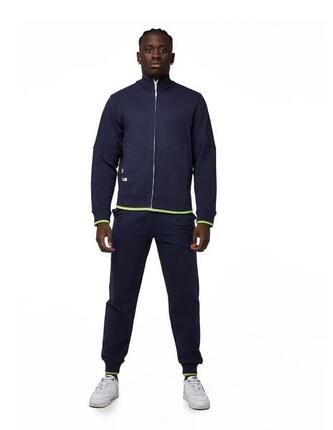Survêtement zippé Leone Active pour homme, anti-transpirant, avec col