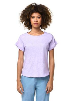 Leone blauw dames t-shirt met korte mouwen
