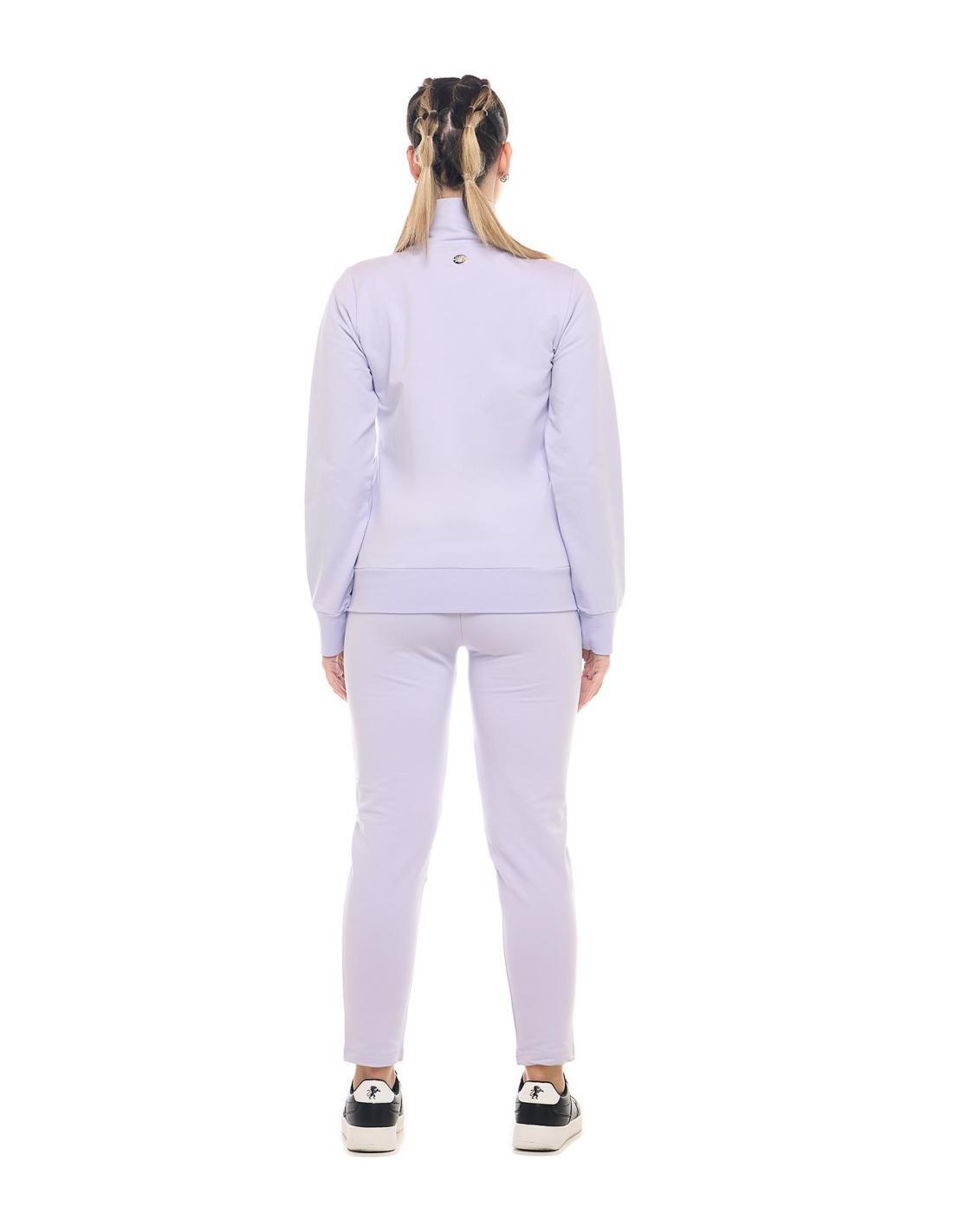 Leone Basic dames sweatshirts met ritssluiting en kraag 4/8