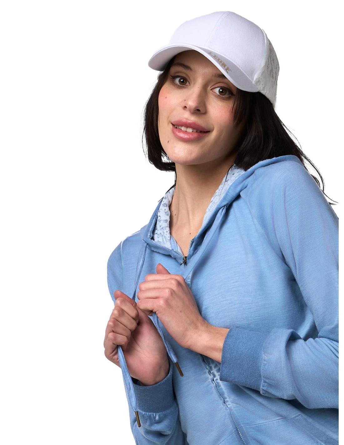 Sweat-shirts à capuche zippés Leone Lace pour femmes 5/8