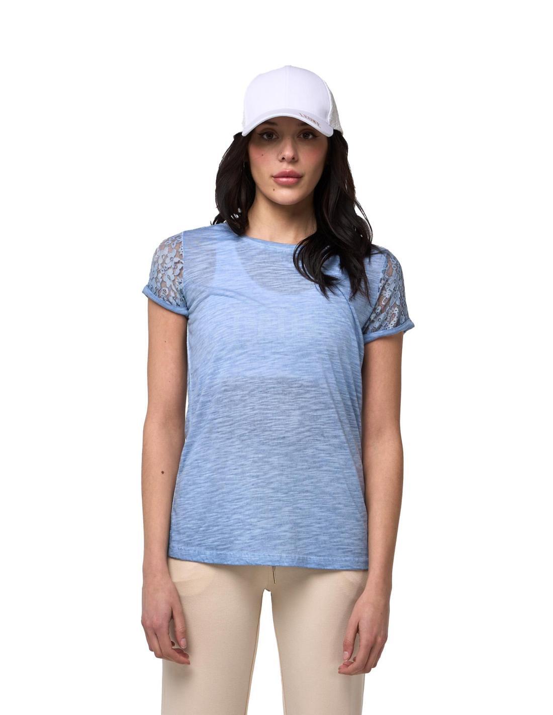 LEONE 1947 APPAREL Leone Lace Damen-Kurzarm-T-Shirt