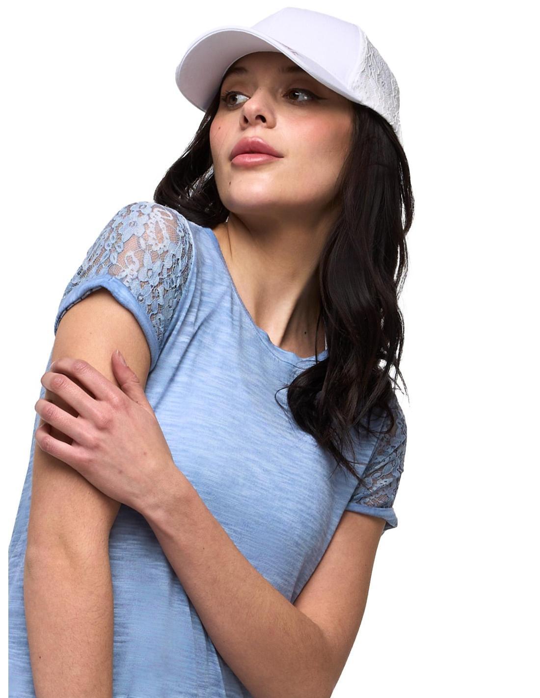 T-shirt manches courtes femme Leone Lace 5/8