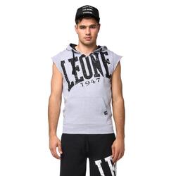 Leone Boxe Sudadera con capucha sin mangas para hombre