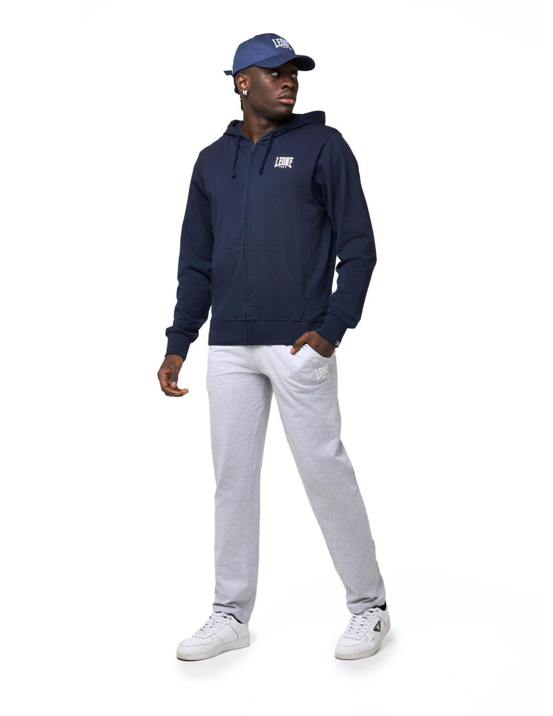 Leone Sporty sin sudadera de hombre con cremallera y cremallera 2/6
