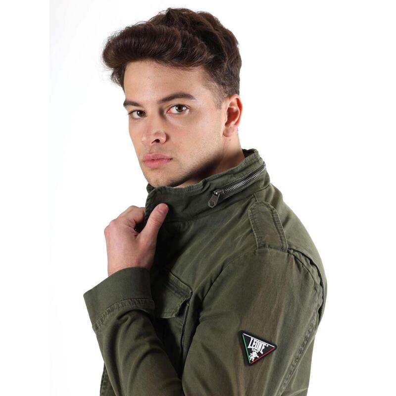 Chaqueta de corte militar de hombre Leone Timeless