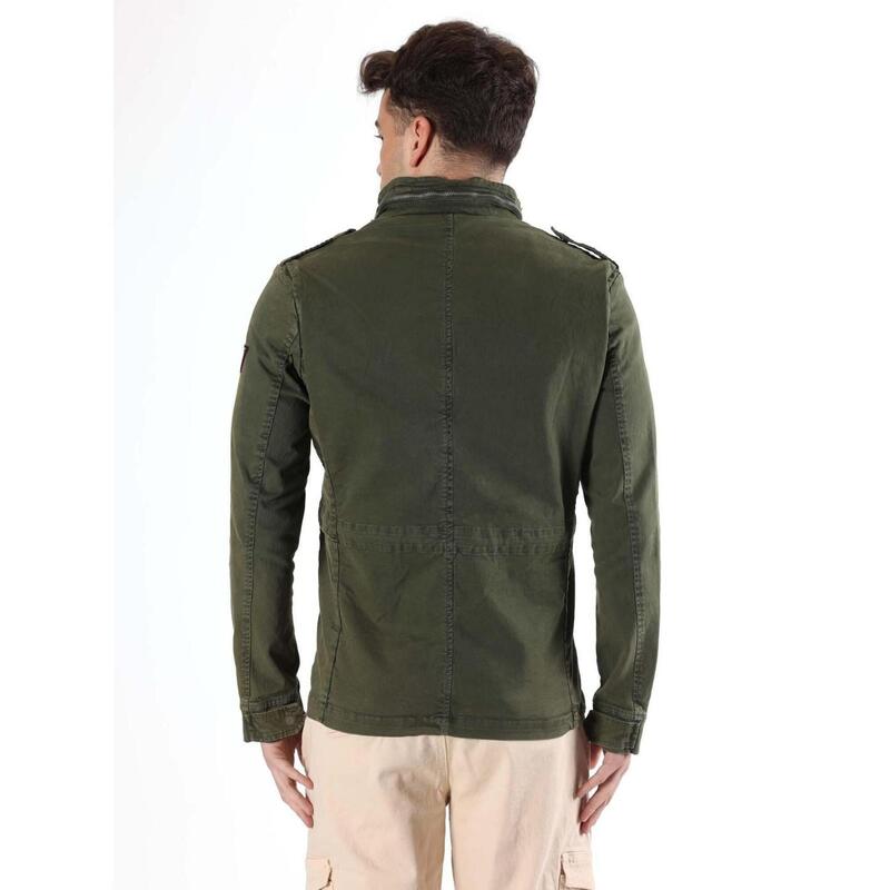 Chaqueta de corte militar de hombre Leone Timeless