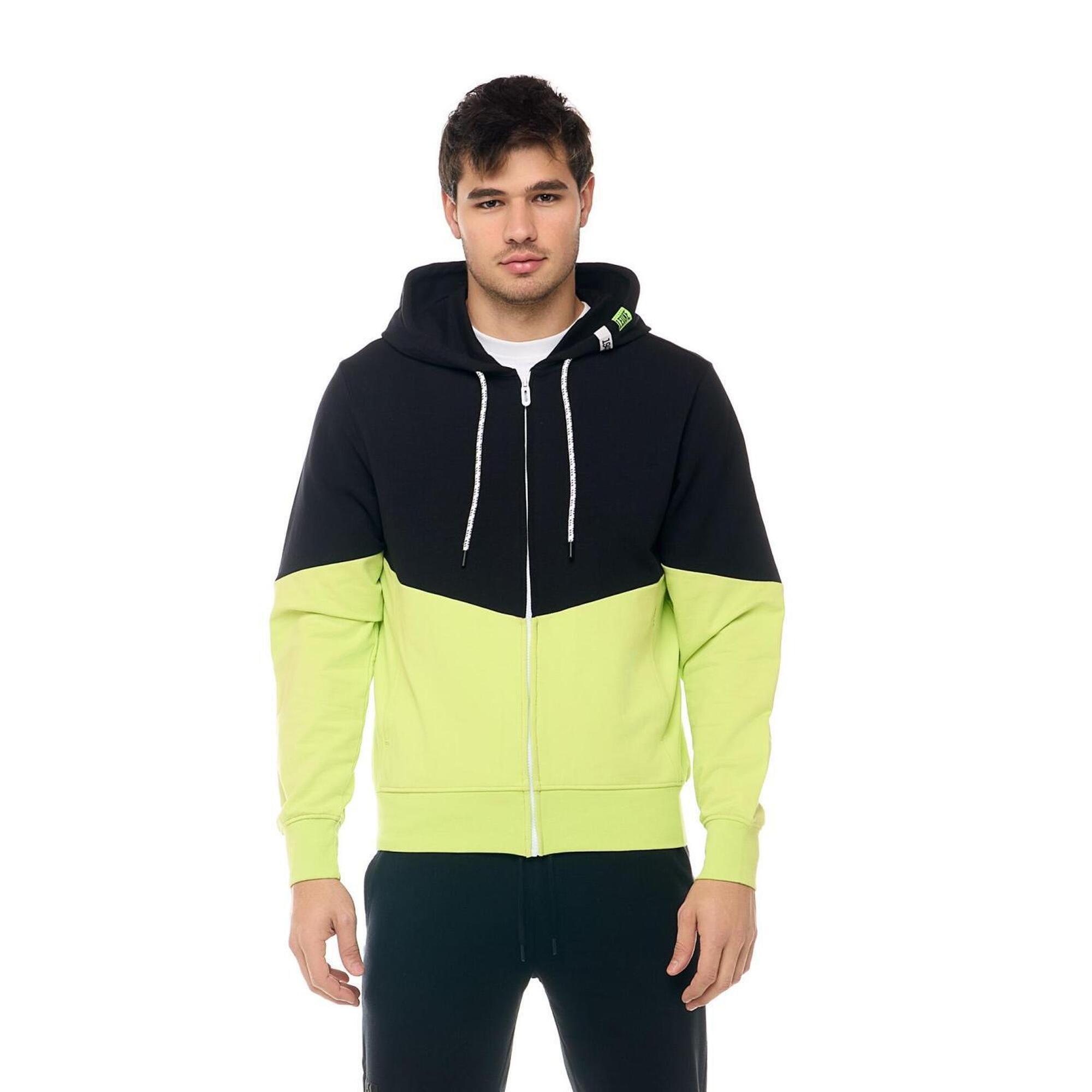 Leone 1947 Apparel - Sweat-shirt Homme Leone Active Avec Fermeture Éclair Et Capuche - Sweat-shirt - Jaune|noir -  6 À 8 Ans - Decathlon