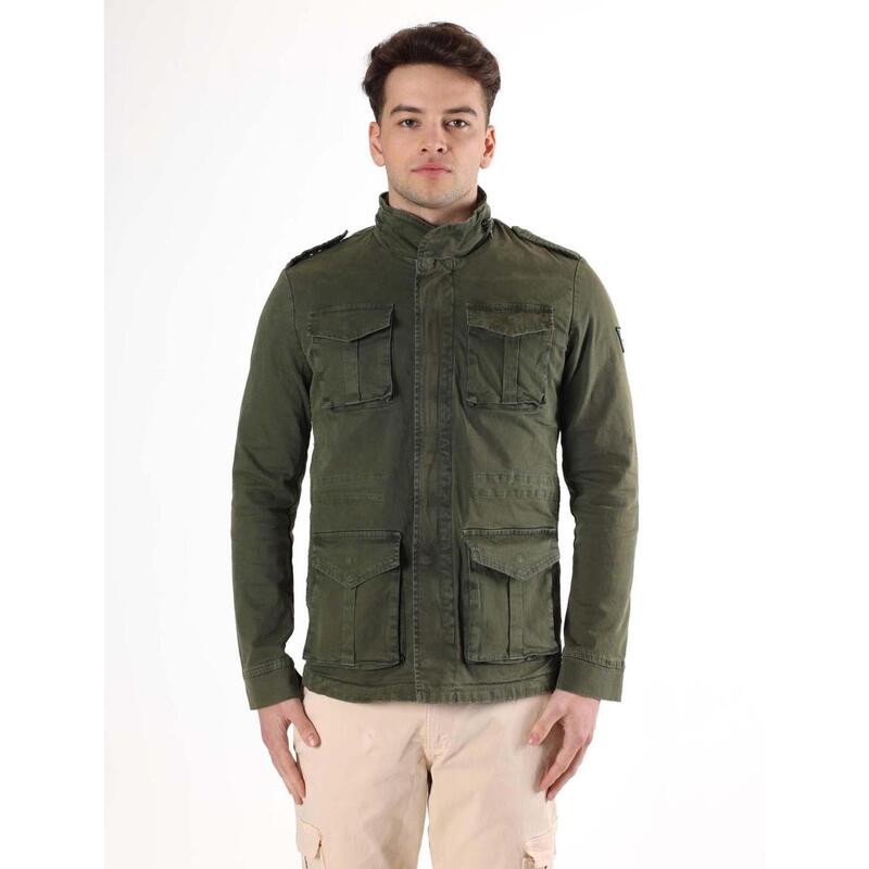 Chaqueta de corte militar de hombre Leone Timeless