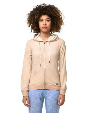 Sweat à capuche zippé sans sweat-shirt Leone Lace pour femmes