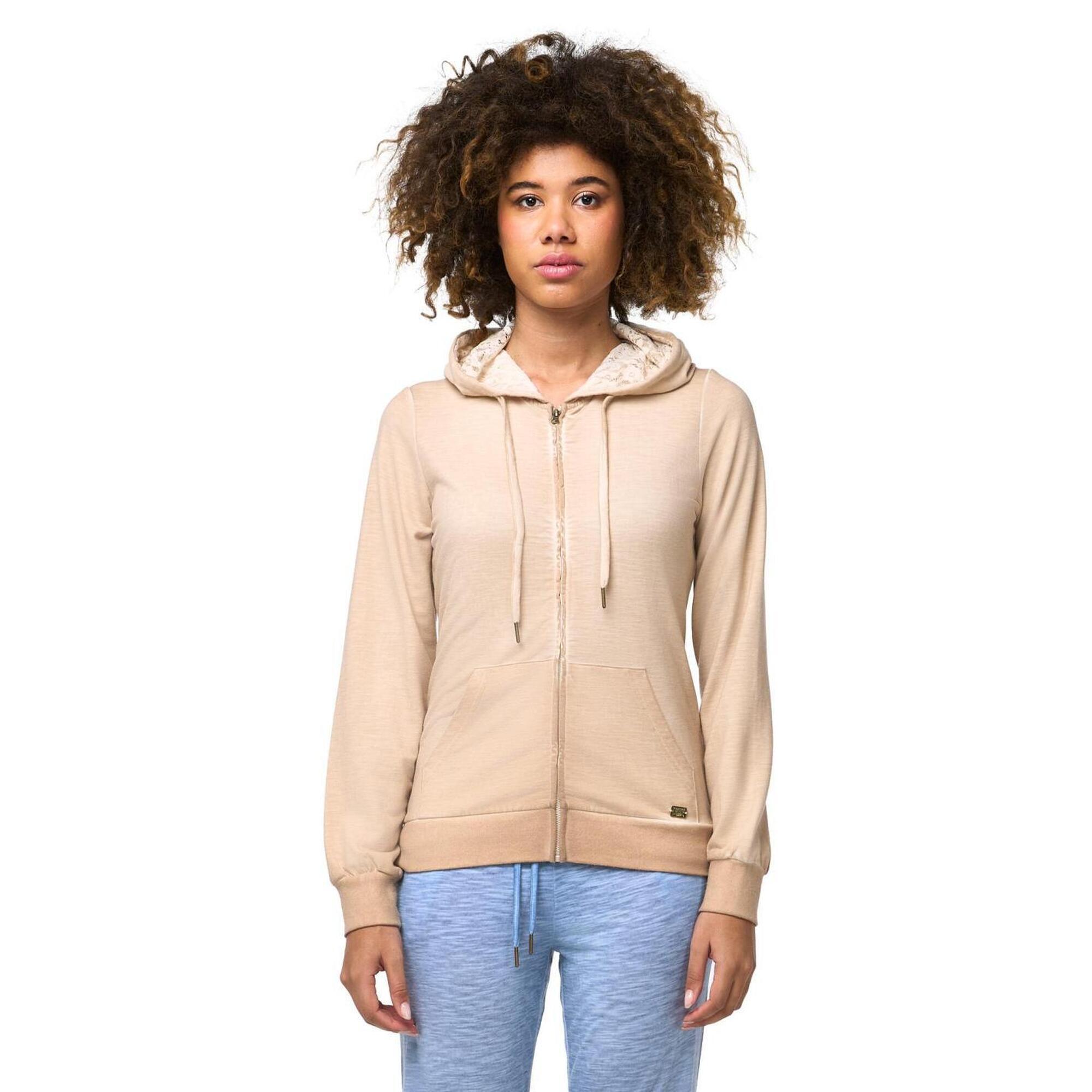 Leone 1947 Apparel - Sweat À Capuche Zippé Sans Sweat-shirt Leone Lace Pour Femmes - Sweat-shirt - Gris - Decathlon