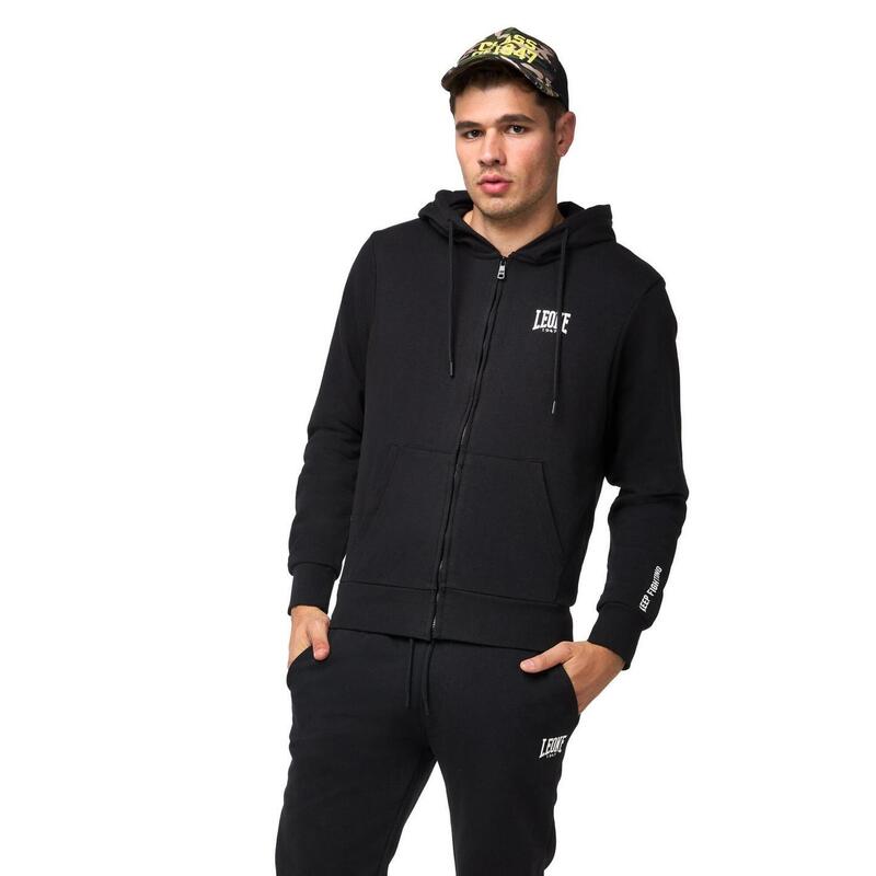 Leone Basic heren trainingspak met capuchon en broek