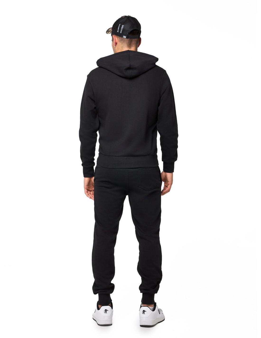 Conjunto de treino masculino Leone 1947 Apparel, capuz, fecho 4/8