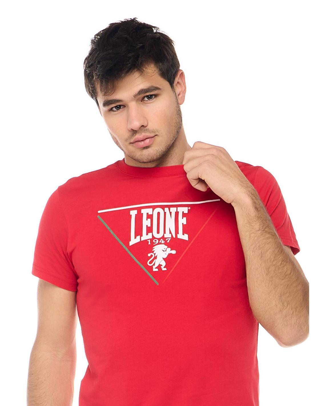 Tricou Leone Patch  Rosu 5/5