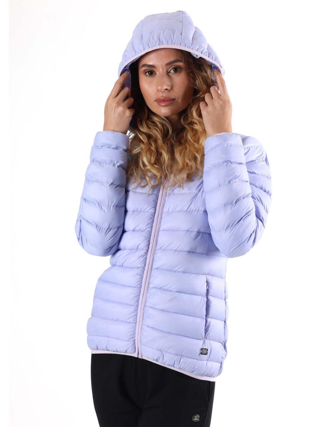 Casaco Leone Basic primavera com capuz e zíper Mulher 5/8