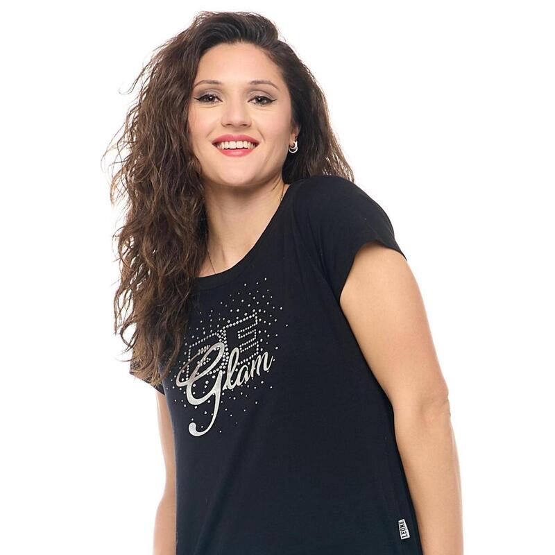 Be Glam dames-T-shirt met korte mouwen