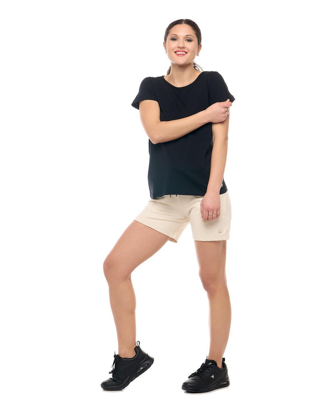 T-shirt da donna a maniche corte Leone Basic 3/8