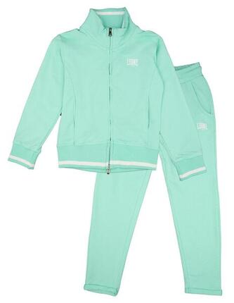 Survêtement fille Leone Bright non polaire avec col et zip