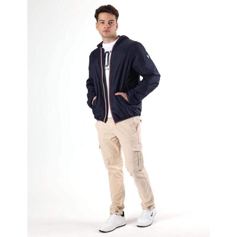 K-Way jas met capuchon en ritssluiting Leone Basic