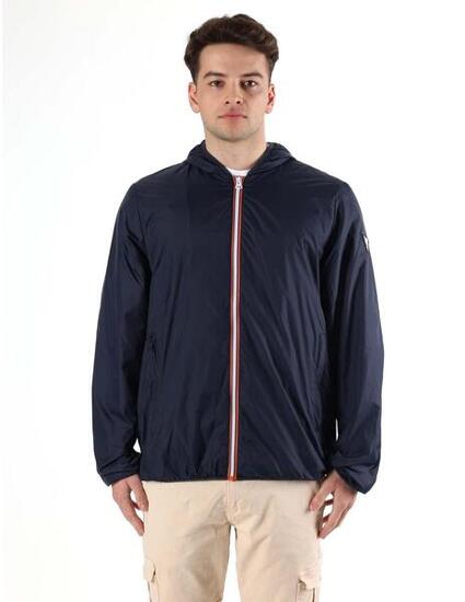 Wasserdichte Jacke mit Kapuze und Reißverschluss Leone 1947