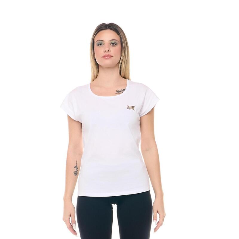 Camiseta mujer Leone Gold logo manga corta