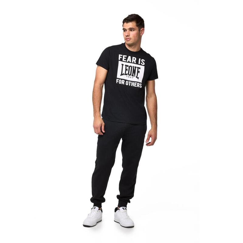 Leone B&W heren t-shirt met korte mouwen