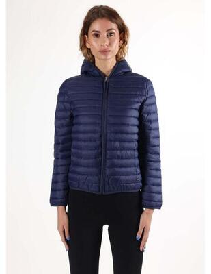 Leone basic dames voorjaarsjack met capuchon en ritssluiting