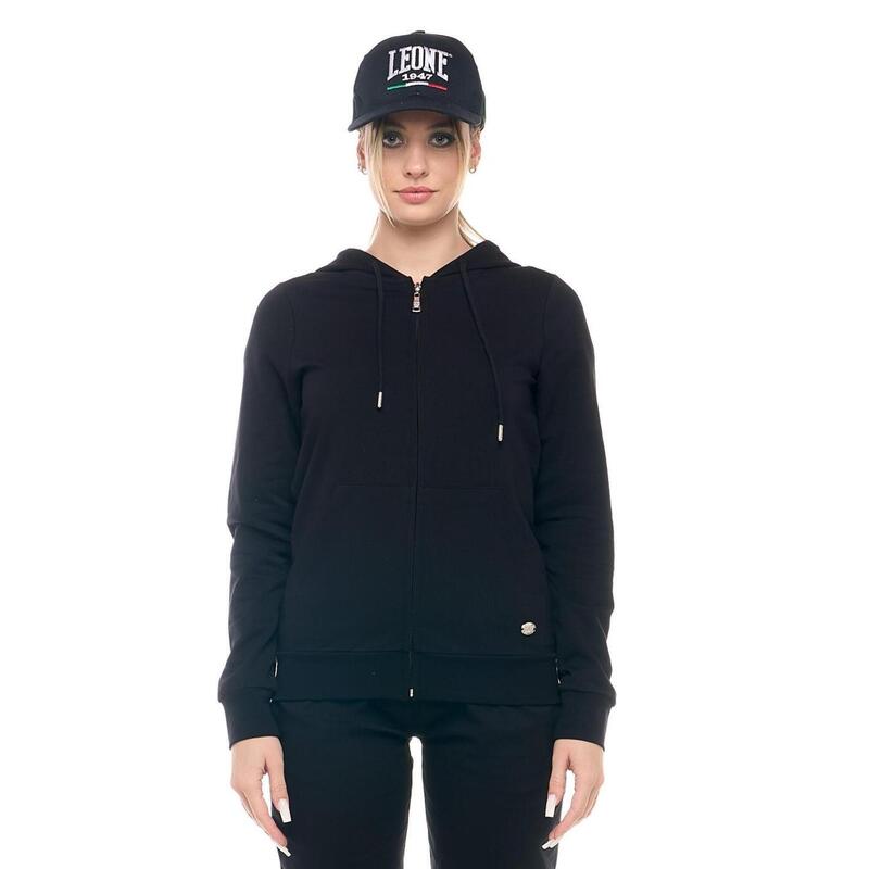 Sweat à capuche zippé sans sweat femme Leone Basic