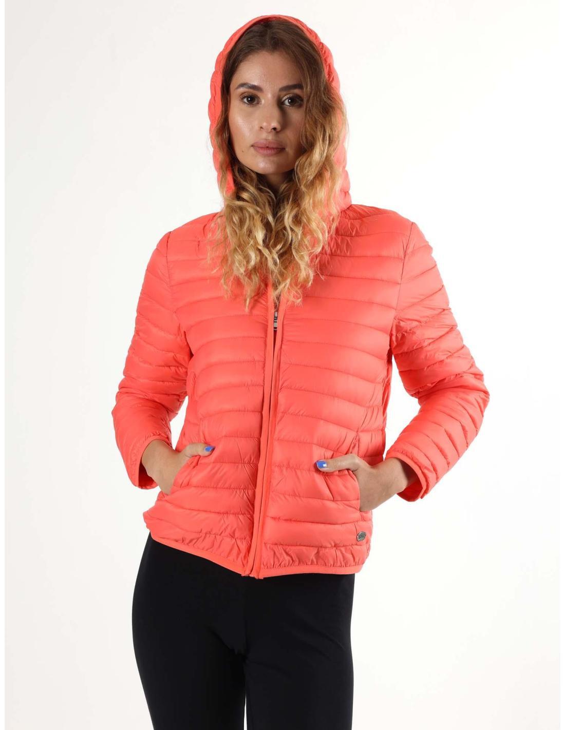 Veste de printemps Leone Basic pour femme, avec capuche et fermeture éclair 5/8