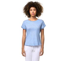 Leone Blauw dames t-shirt met korte mouwen