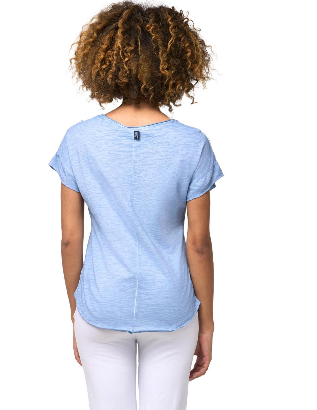 T-shirt Leone 1947 Apparel à volants tie-dye. Un look frais et dynamique. 4/8