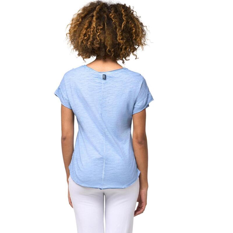 T-shirt manches courtes femme Leone Bleu