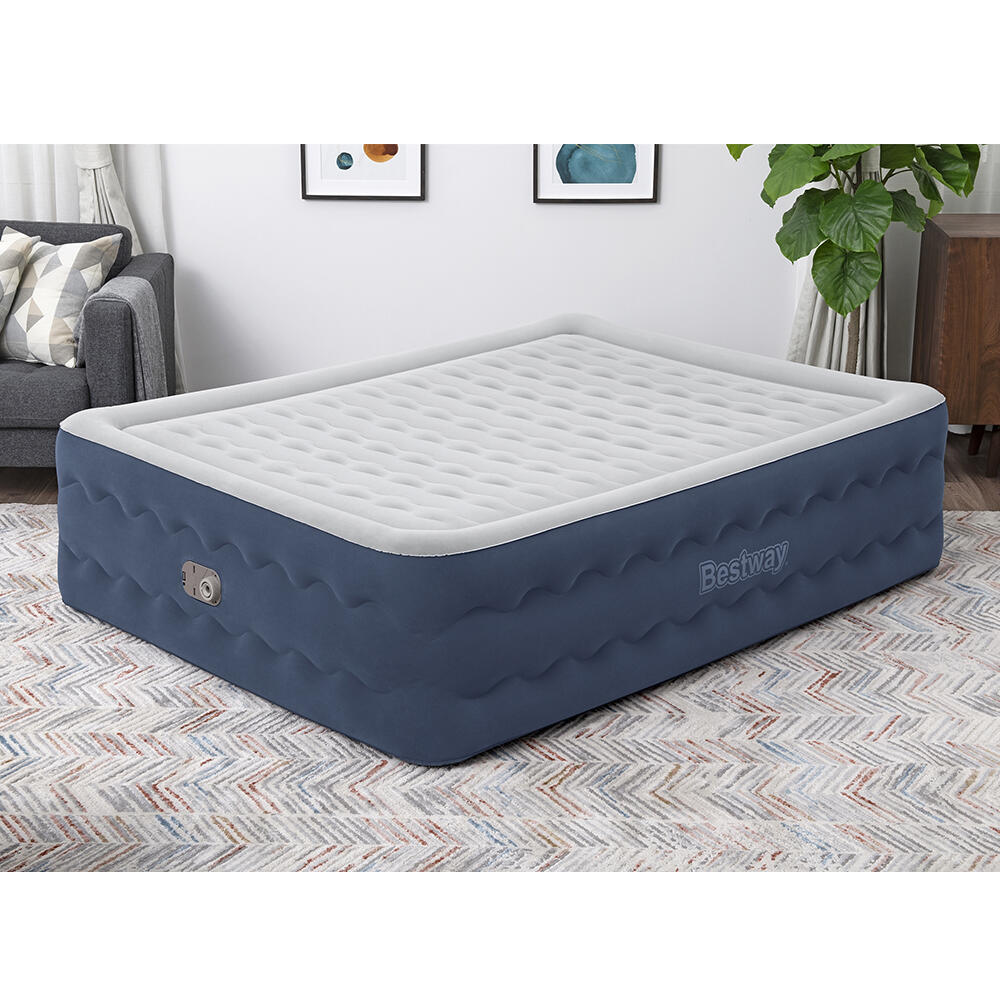 Bestway Lit gonflable 2 places TruLeisure pompe électrique intégrée 203x152x51cm 5/7
