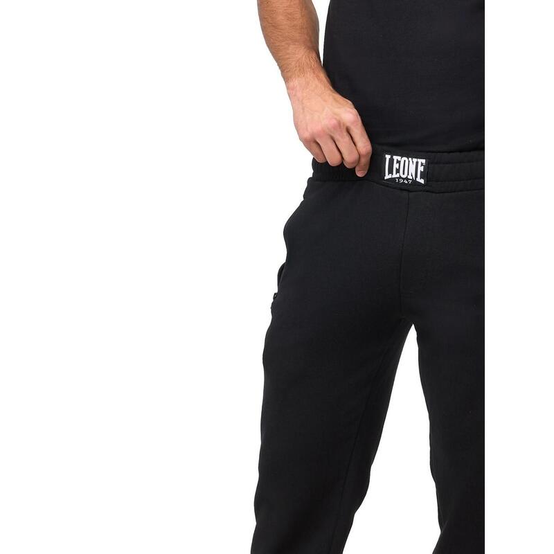 Pantalón deportivo de hombre Leone B&W con bolsillos con cremallera