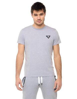 Leone patch heren-t-shirt met korte mouwen