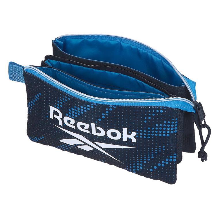 Trousse trois compartiments enfant Reebok John 12cm Bleu marine 4/5