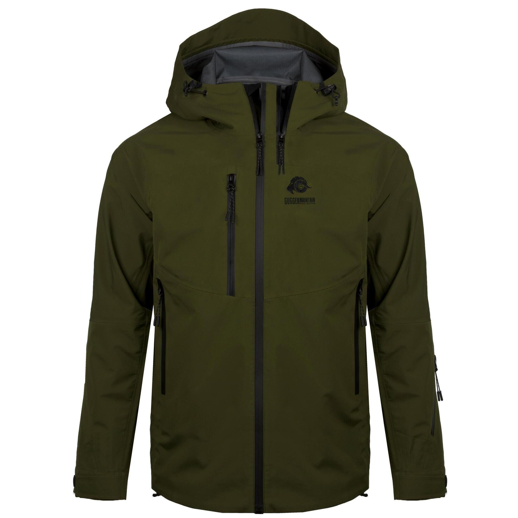 Veste tous temps H07 Hommes 3 couches Hardshell Impermeable Veste de randonnee GUGGEN MOUNTAIN Decathlon