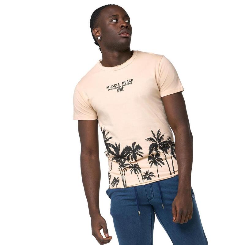 Camiseta Leone Beach de manga corta estampada