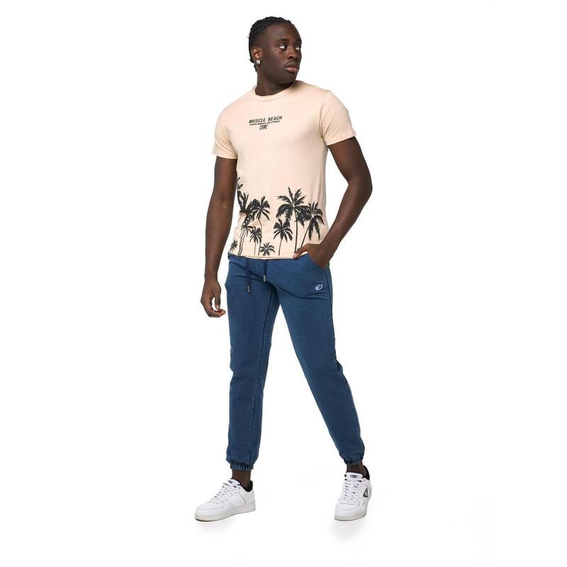 Camiseta Leone Beach de manga corta estampada