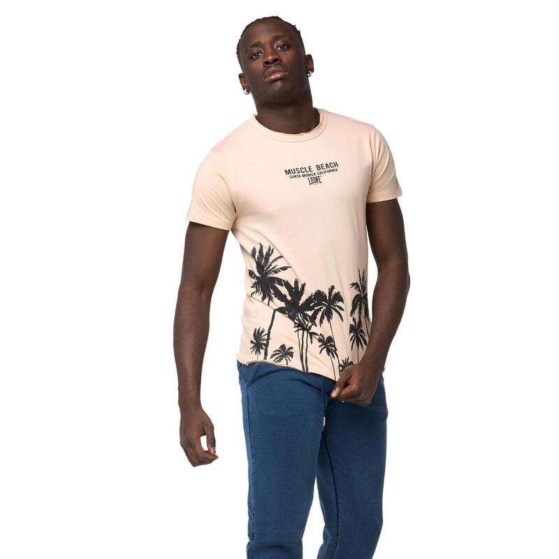 Camiseta Leone Beach de manga corta estampada