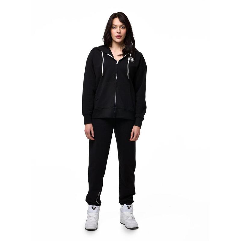 Chándal de mujer Leone New Basic con sudadera y pantalón sin forro polar