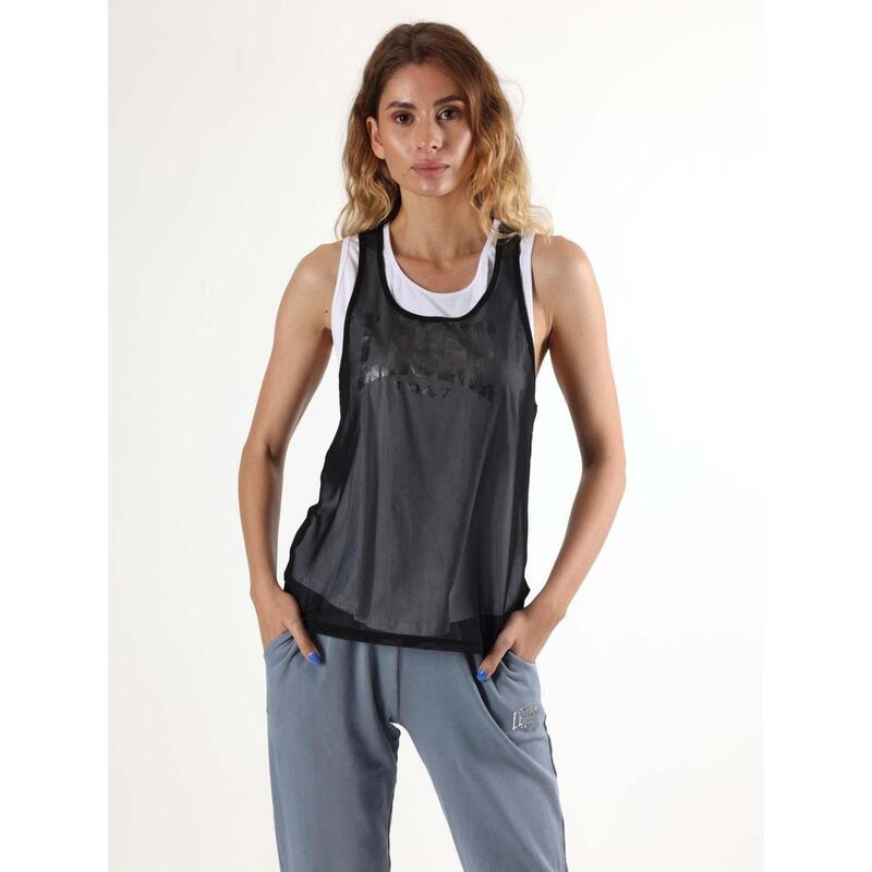 Camiseta de tirantes mujer Leone Basic transparente