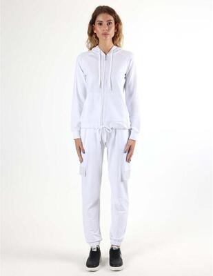 Leone Be Glam Damen-Trainingsanzug mit Reißverschluss und Kapuze