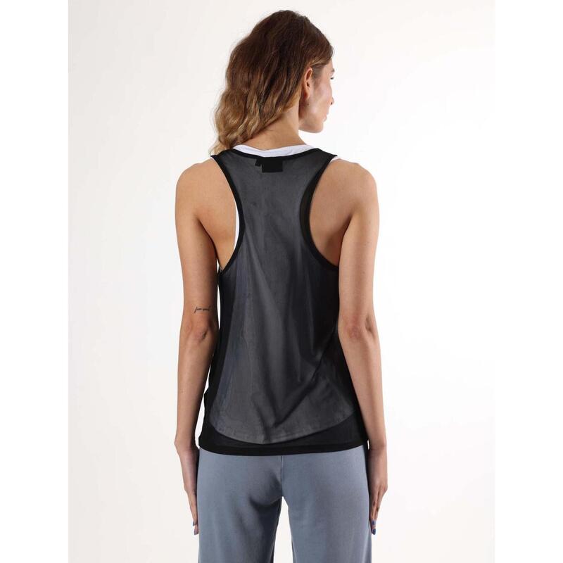 Camiseta de tirantes mujer Leone Basic transparente