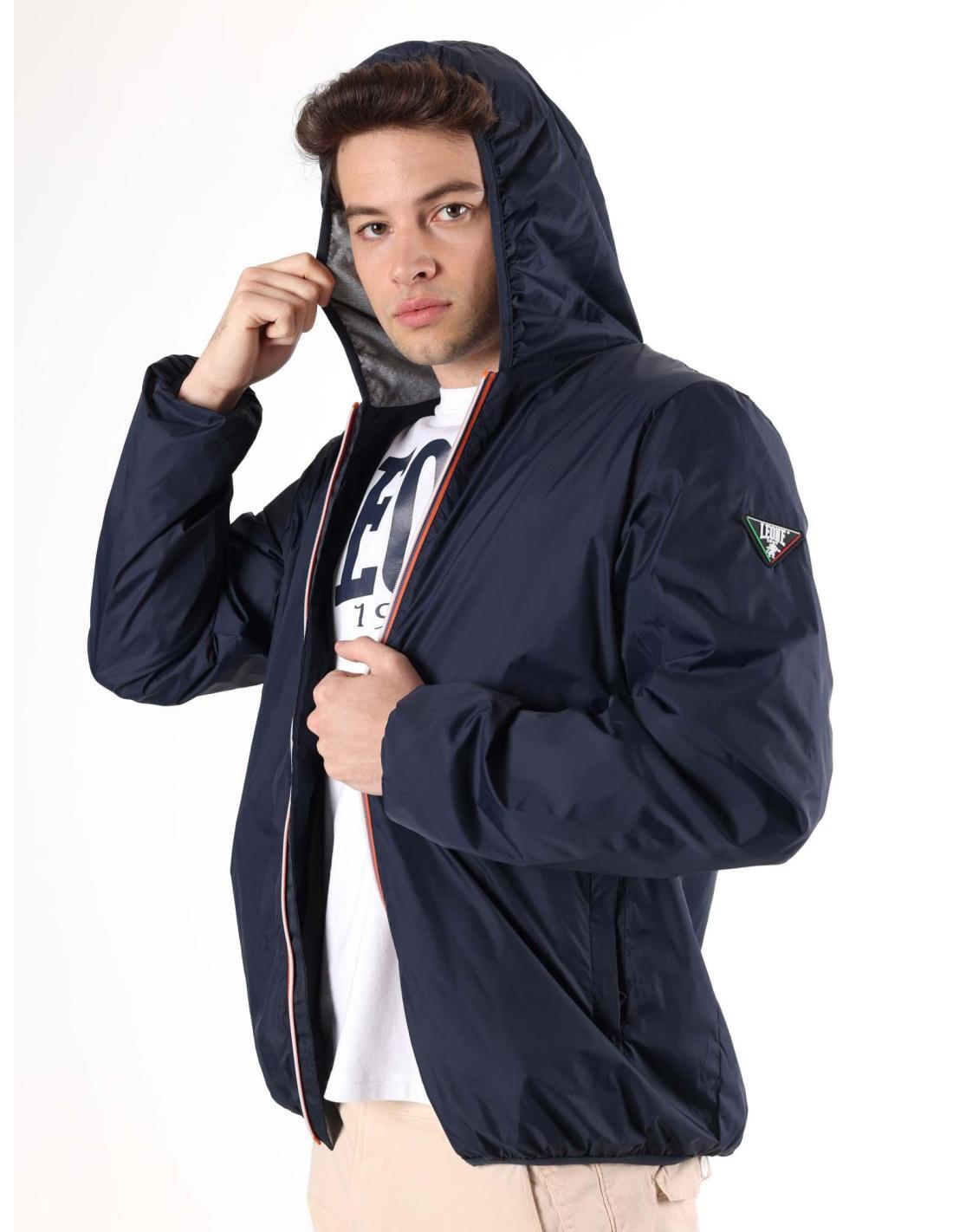 Giacca Impermeabile con cappuccio e zip Leone Basic 5/6