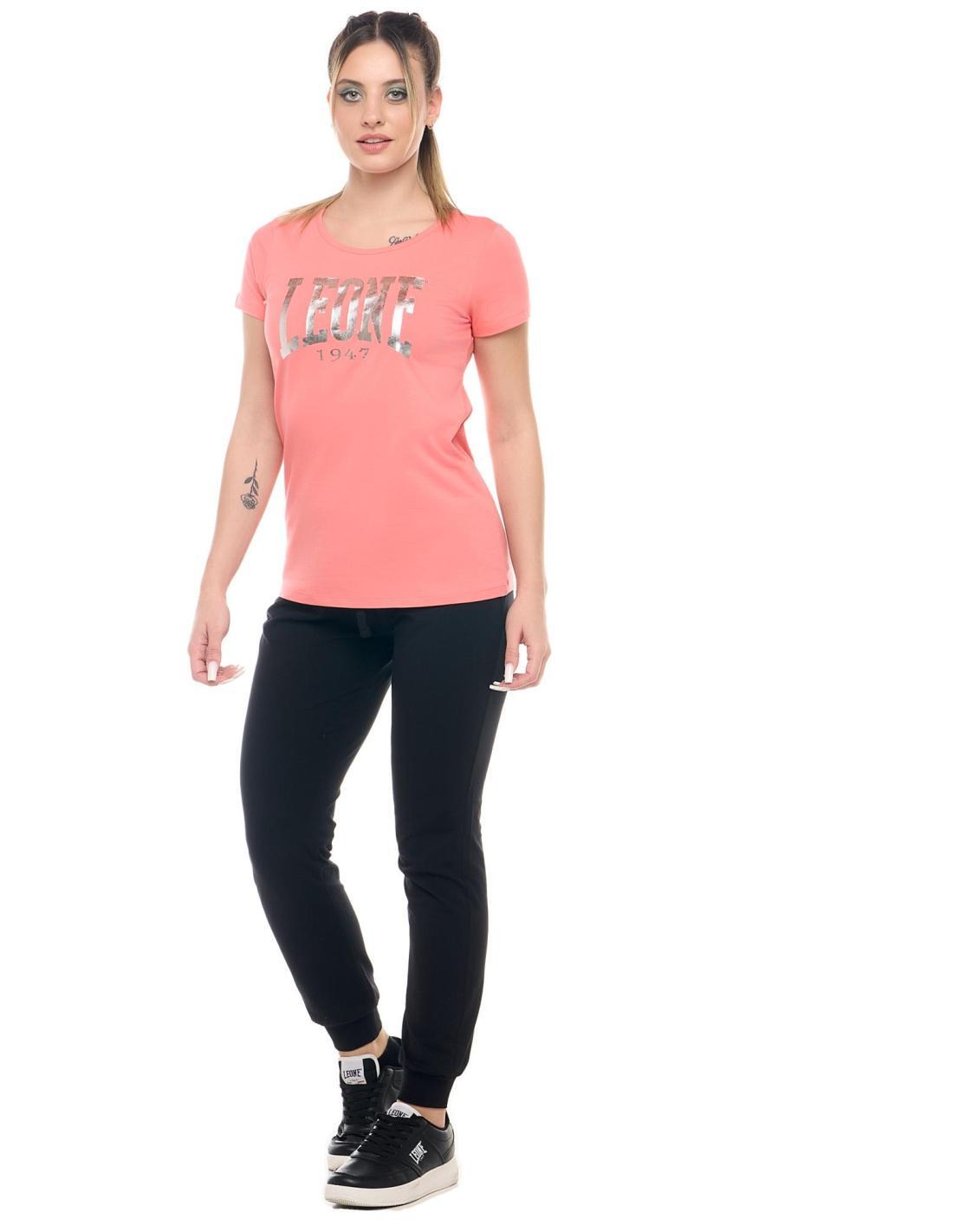 Leone Basic dames t-shirt met korte mouwen 3/8