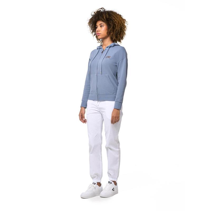 Sweat à capuche zippé femme Leone Bleu