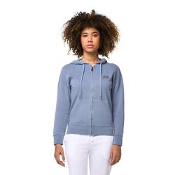 Sweat à capuche zippé femme Leone Bleu