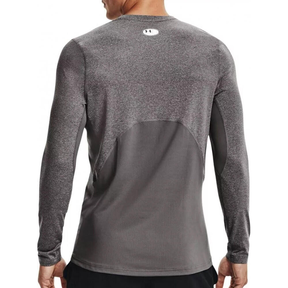 T-Shirt Homem Under Armour Ajusté Coldgear Cinzento 3/3